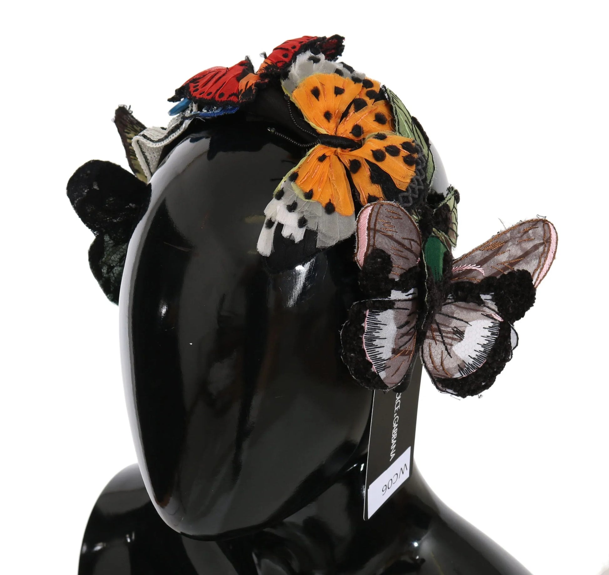 Tiara Floral Butterfly Sequin Diadem Headband-Dolce & Gabbana-LabelTerrace.com