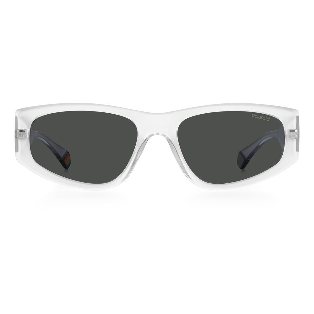 Transparent Plastic Sunglasses-Polaroid-LabelTerrace.com