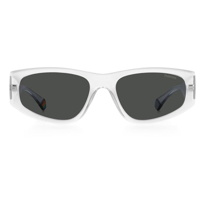 Transparent Plastic Sunglasses-Polaroid-LabelTerrace.com