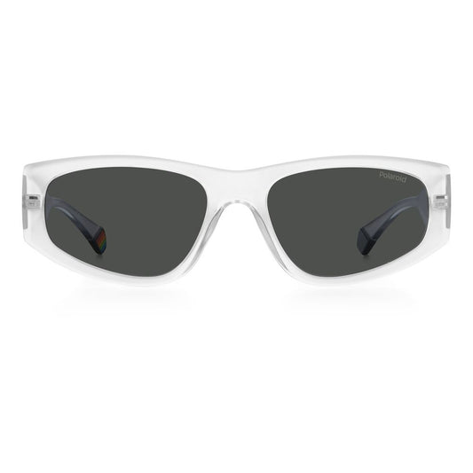 Transparent Plastic Sunglasses-Polaroid-LabelTerrace.com