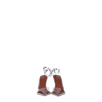 Transparent Pvc High Heel Pumps-Amina Muaddi-LabelTerrace.com