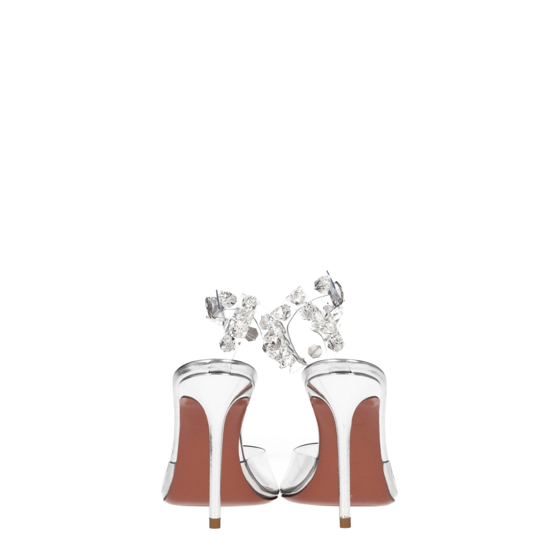 Transparent Pvc High Heel Pumps-Amina Muaddi-LabelTerrace.com