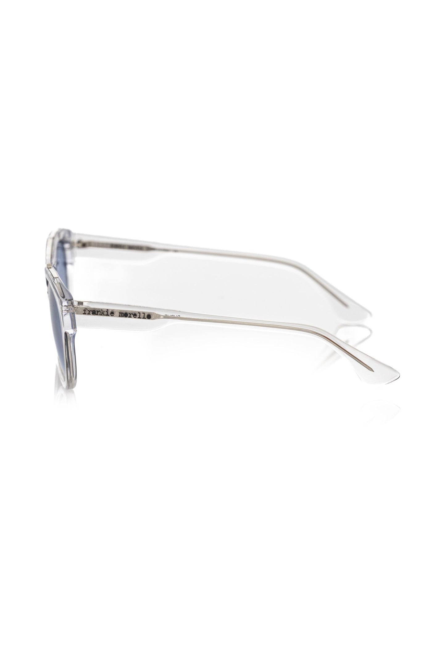 White Acetate Men's Sunglass-Frankie Morello-LabelTerrace.com