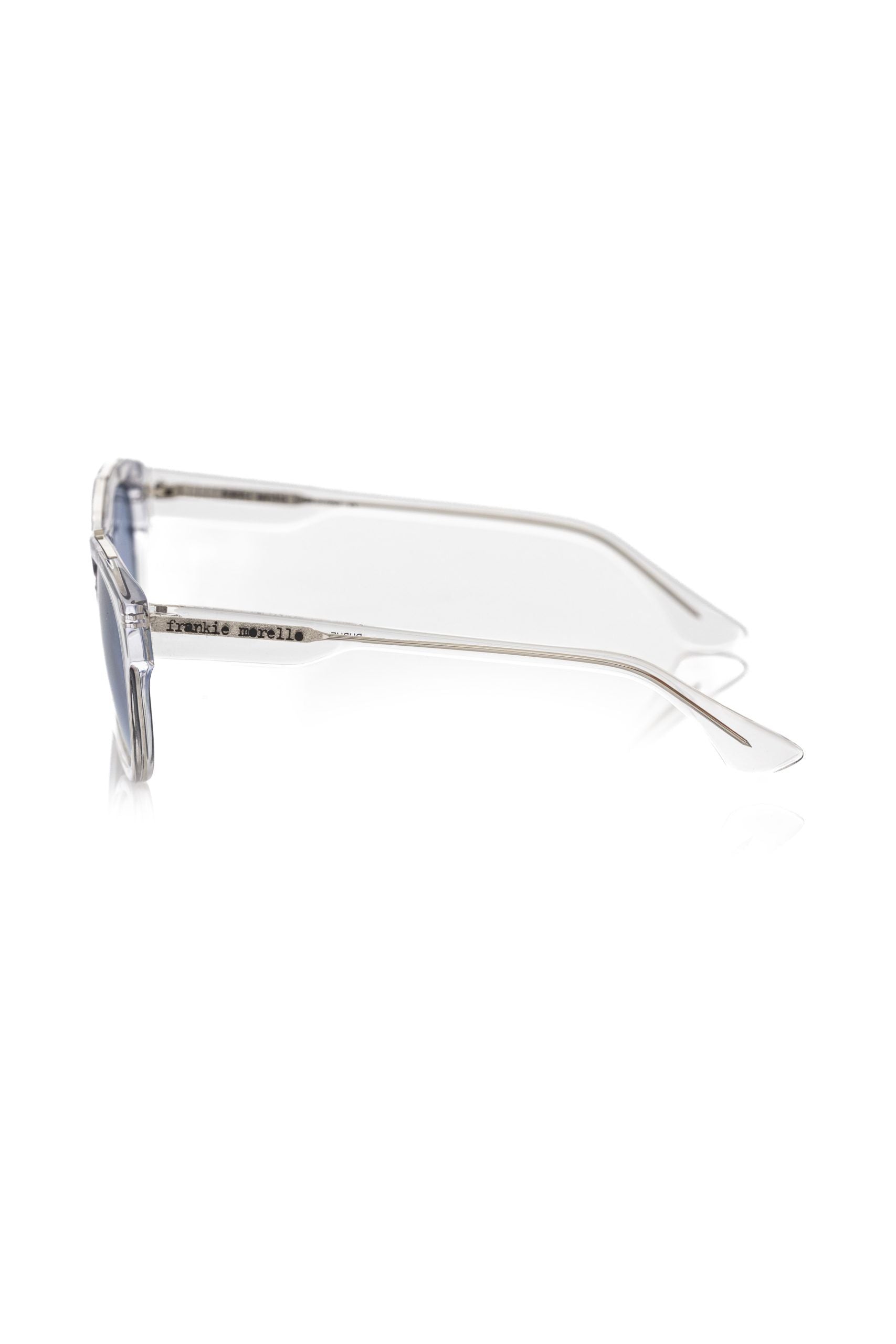 White Acetate Men's Sunglass-Frankie Morello-LabelTerrace.com