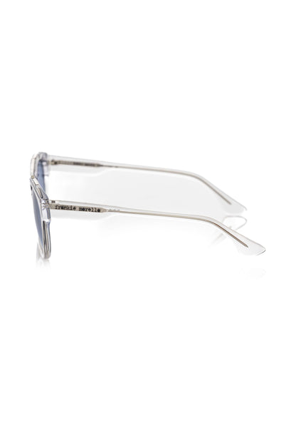 White Acetate Men's Sunglass-Frankie Morello-LabelTerrace.com