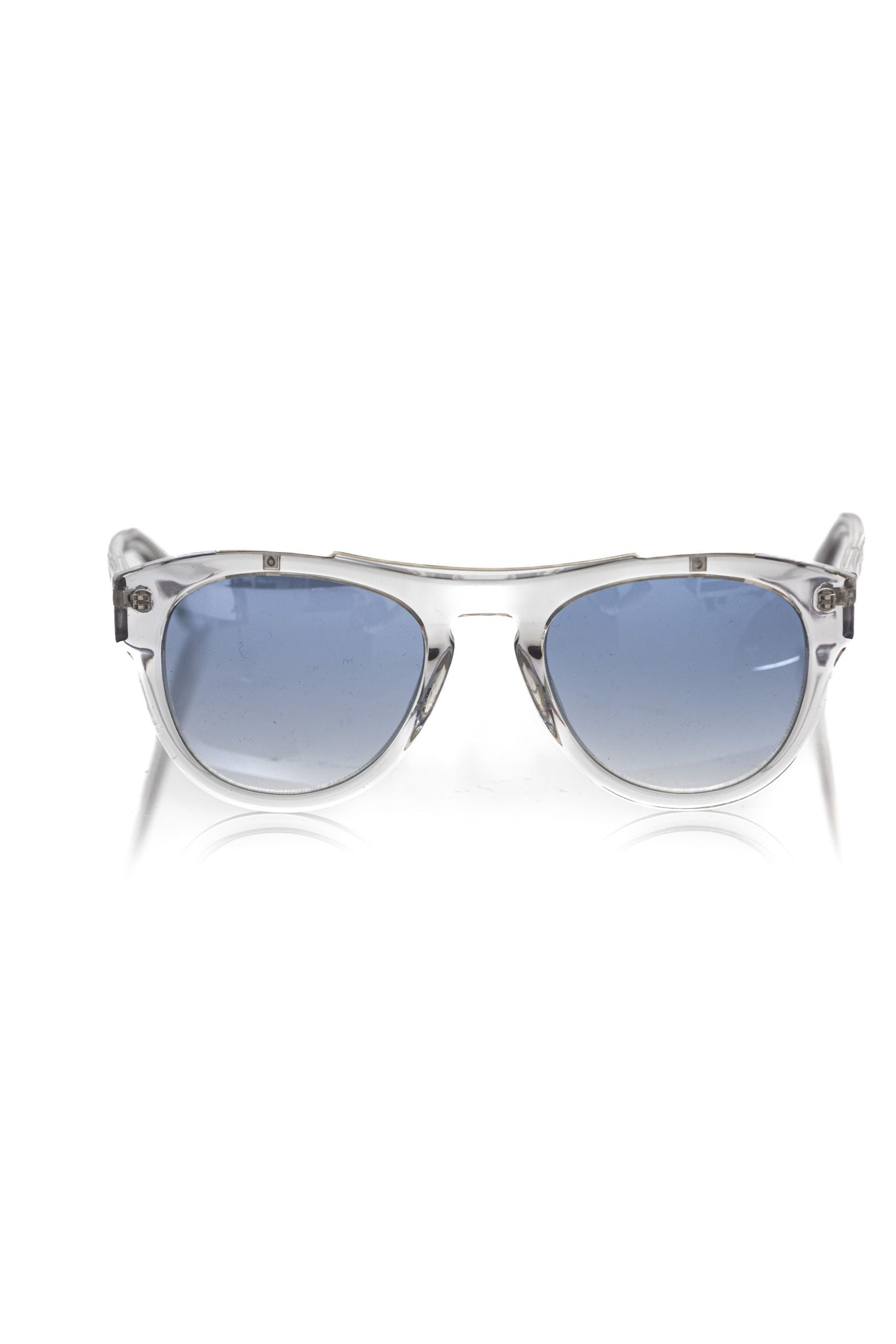 White Acetate Men's Sunglass-Frankie Morello-LabelTerrace.com