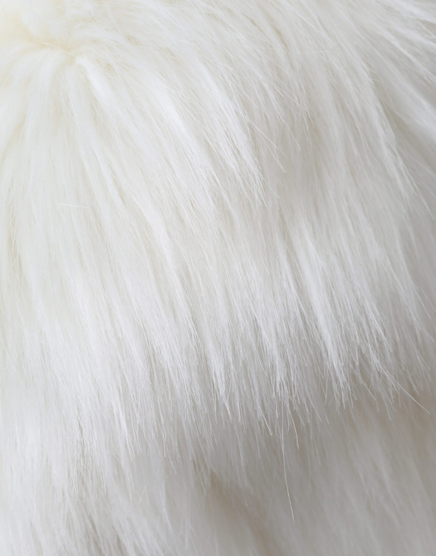 White Acrylic Fur Womens Bucket Hat-Dolce & Gabbana-LabelTerrace.com