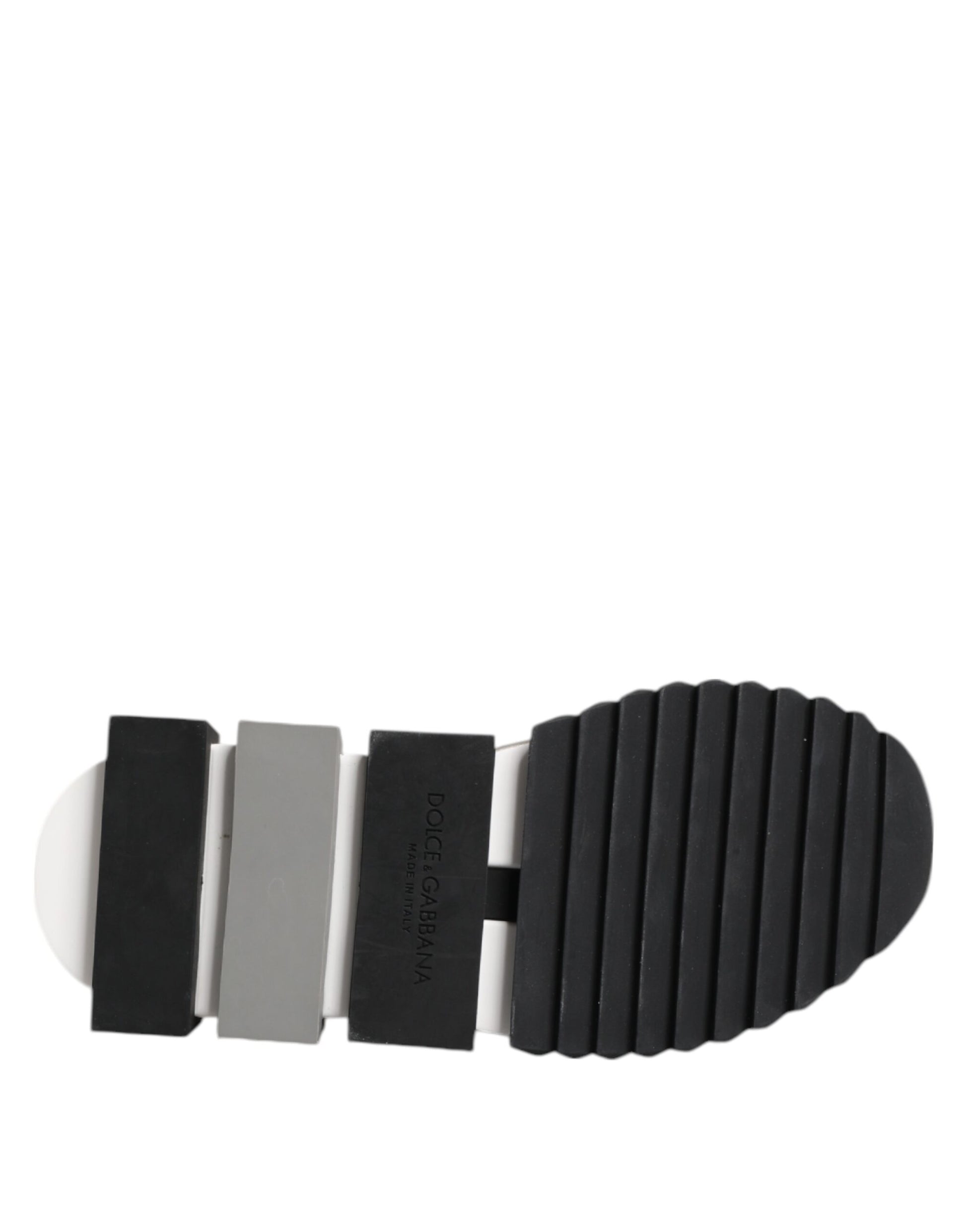 White Black Sorrento Socks Sneakers Shoes-Dolce & Gabbana-LabelTerrace.com