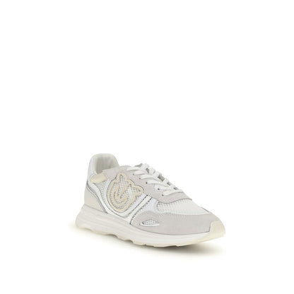 White Calf Leather Bos Taurus Athletic Sneakers