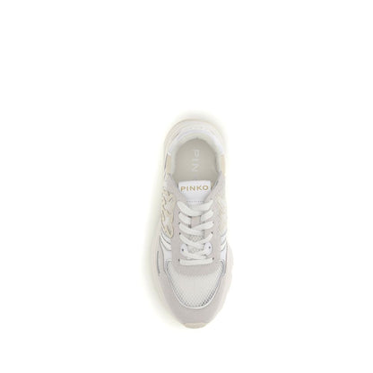 White Calf Leather Bos Taurus Athletic Sneakers