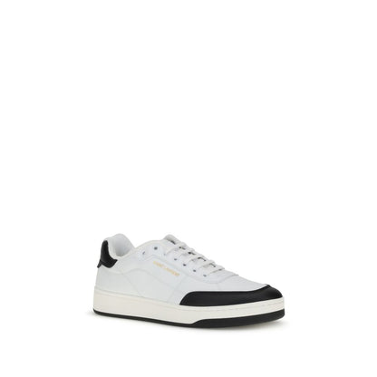 White Calf Leather Bos Taurus Low Top Sneakers