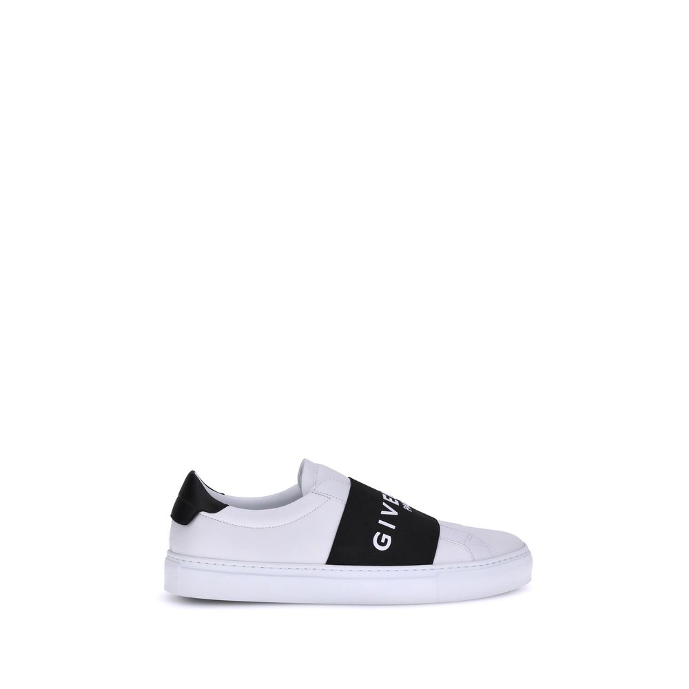 White Calf Leather Bos Taurus Low Top Sneakers