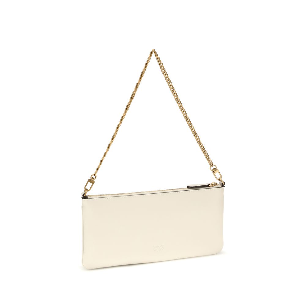 White Calf Leather Bos Taurus Shoulder Bag