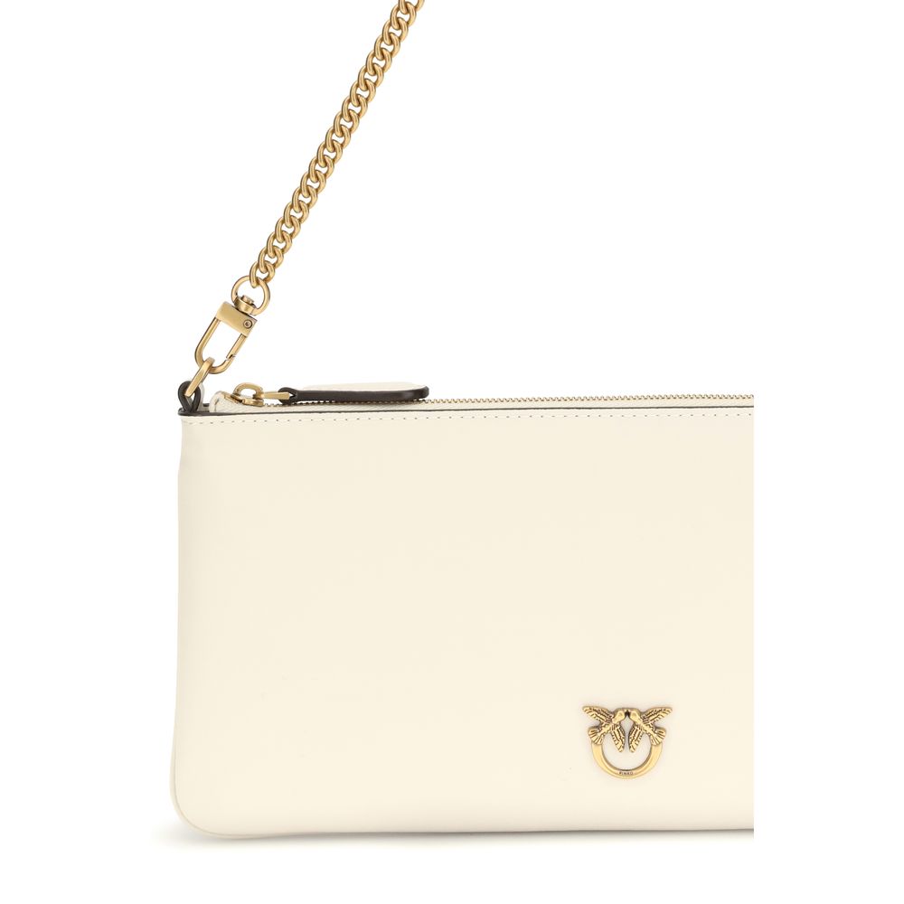 White Calf Leather Bos Taurus Shoulder Bag