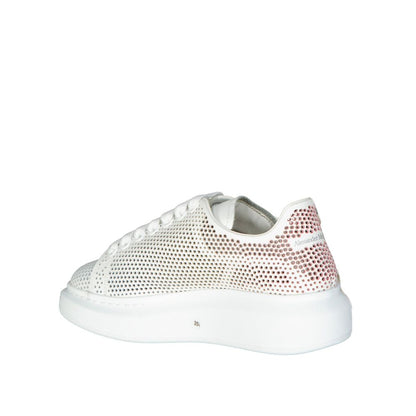 Oversized Dotted Cut-Out Sneakers-Alexander McQueen-LabelTerrace.com