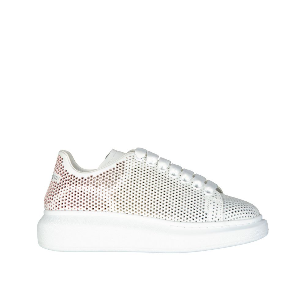 Oversized Dotted Cut-Out Sneakers-Alexander McQueen-LabelTerrace.com
