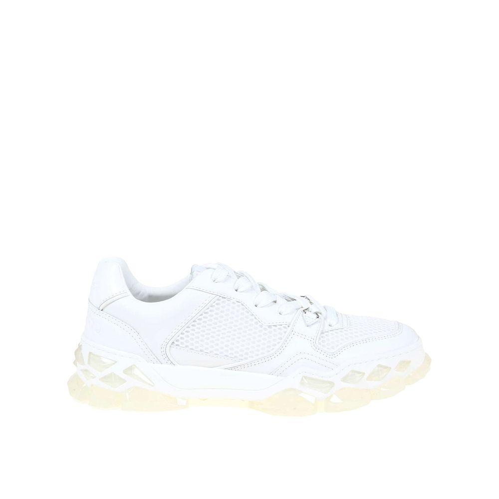 Diamond Leather Sneakers-Jimmy Choo-LabelTerrace.com