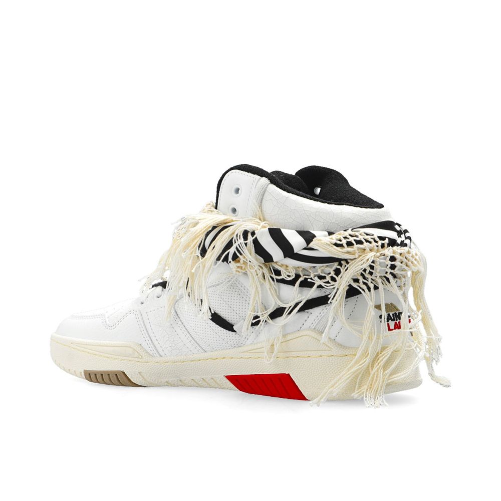 Smith Leather Sneakers-Saint Laurent-LabelTerrace.com