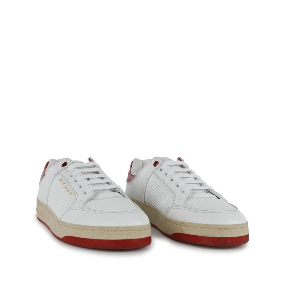 Leather Sneakers-Saint Laurent-LabelTerrace.com
