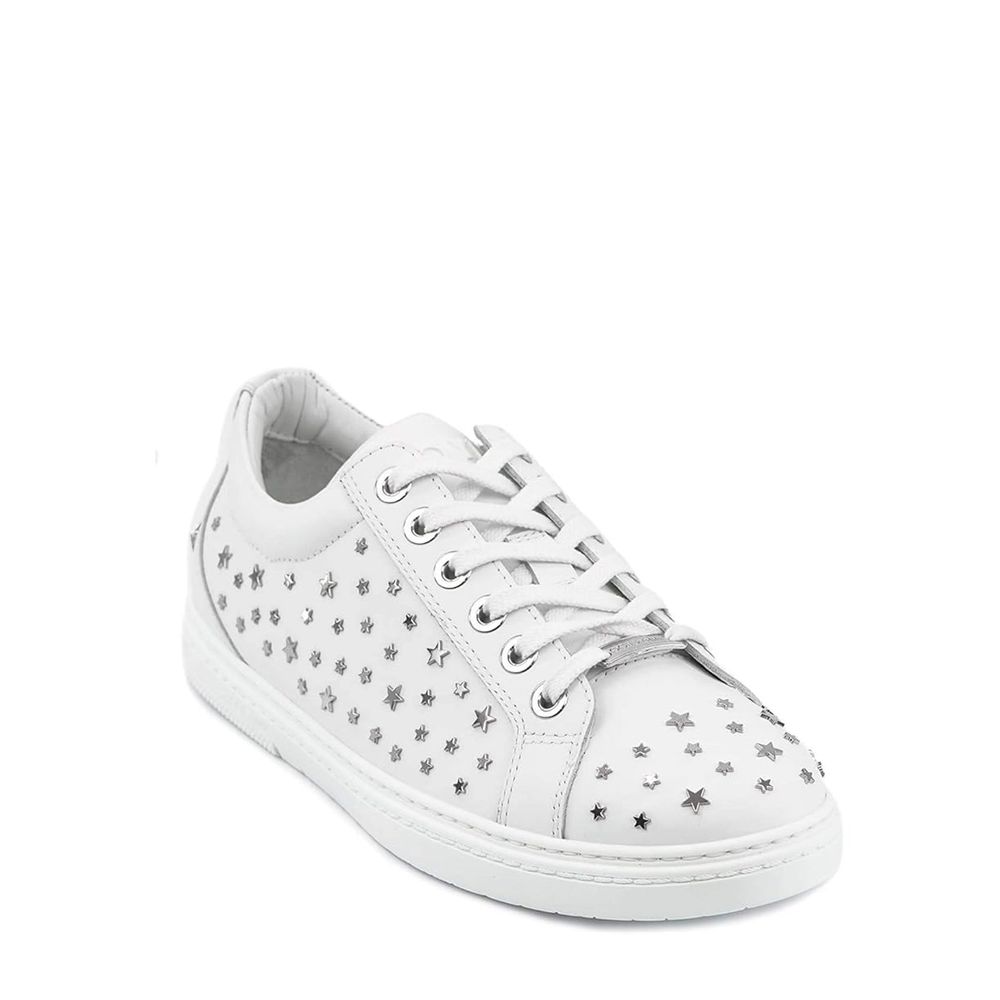 Cash Star Leather Sneakers-Jimmy Choo-LabelTerrace.com