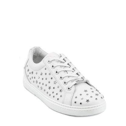 Cash Star Leather Sneakers-Jimmy Choo-LabelTerrace.com
