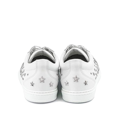 Cash Star Leather Sneakers-Jimmy Choo-LabelTerrace.com