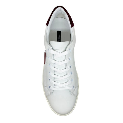 Logo Leather Sneakers-Dolce & Gabbana-LabelTerrace.com
