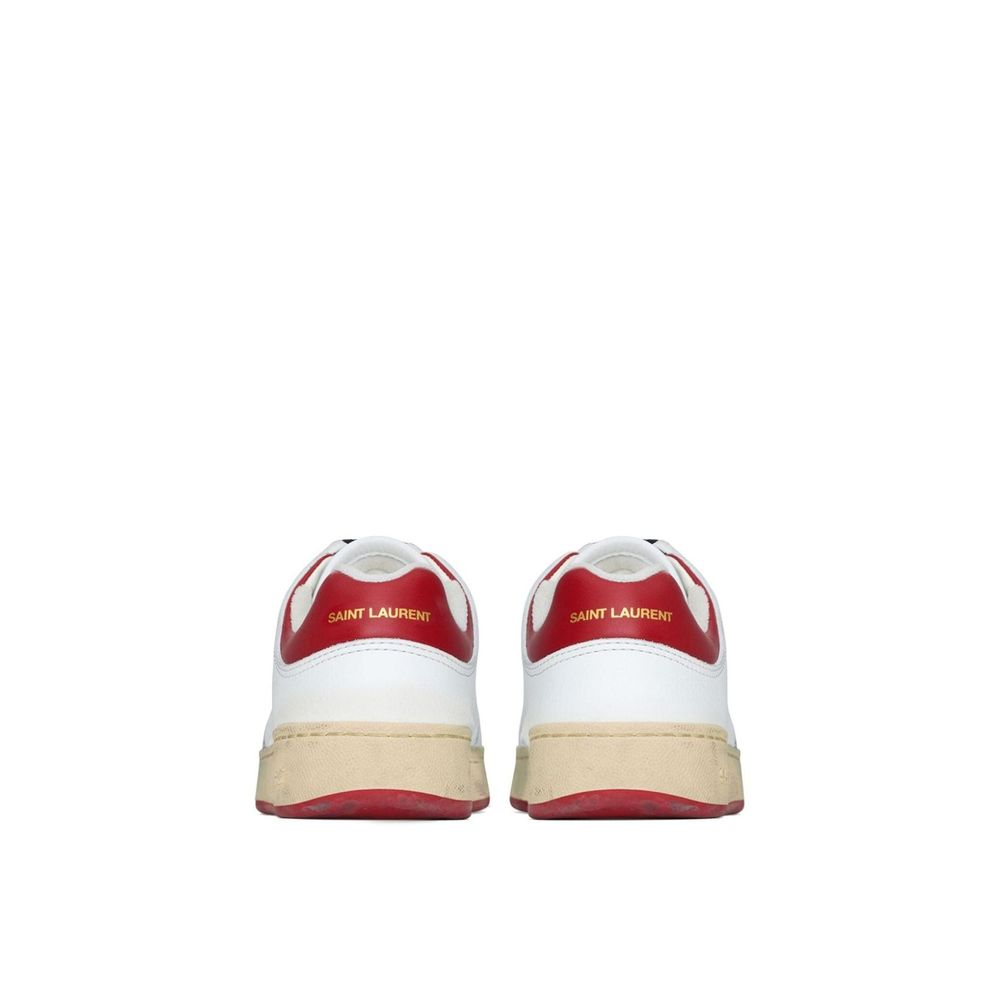 Leather Sneakers-Saint Laurent-LabelTerrace.com