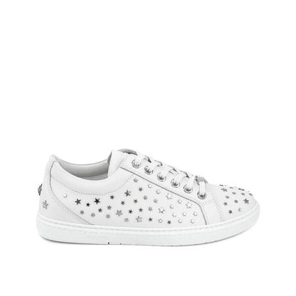 Cash Star Leather Sneakers-Jimmy Choo-LabelTerrace.com
