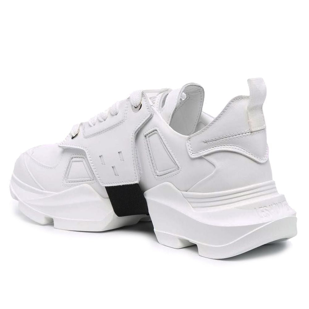 White Calfskin Men Sneaker-Les Hommes-LabelTerrace.com