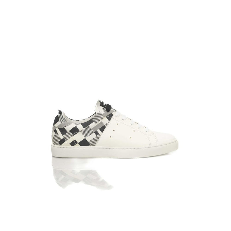 White Calfskin Men Sneaker-Cerruti 1881-LabelTerrace.com