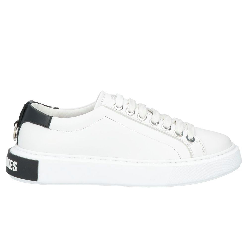 White Calfskin Men Sneaker-Les Hommes-LabelTerrace.com