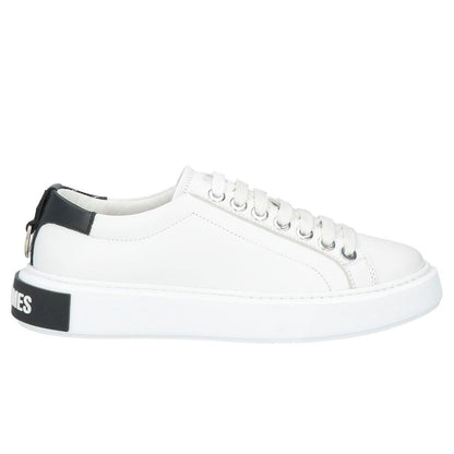 White Calfskin Men Sneaker-Les Hommes-LabelTerrace.com