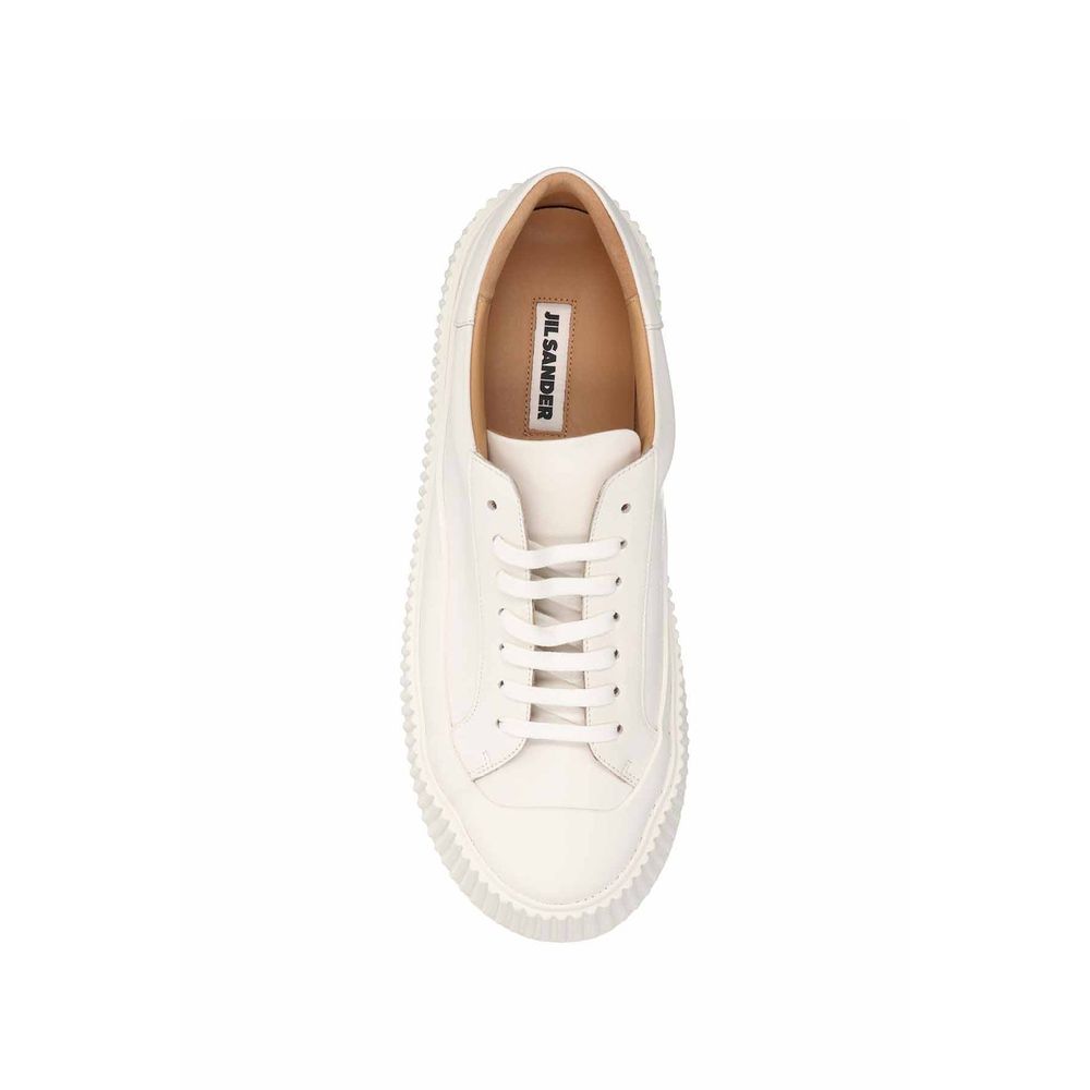 Maxi Sole Leather Sneakers