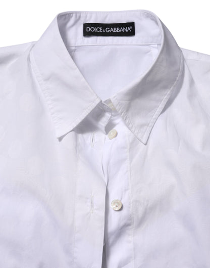 White Collared Short Sleeve Polo Shirt Top
