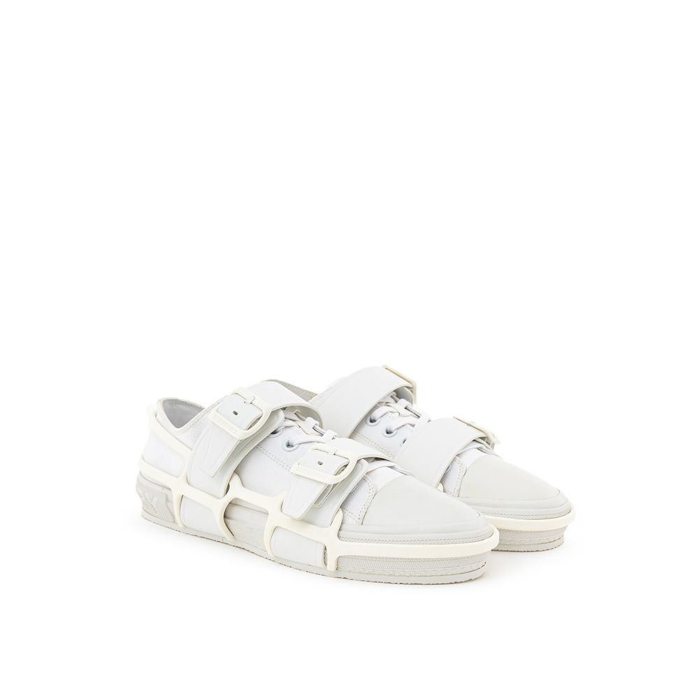 White Cotton Sneaker-Burberry-LabelTerrace.com