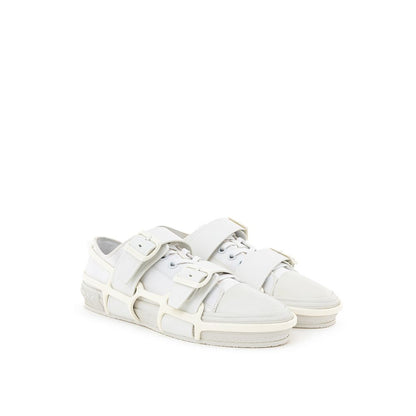 White Cotton Sneaker-Burberry-LabelTerrace.com