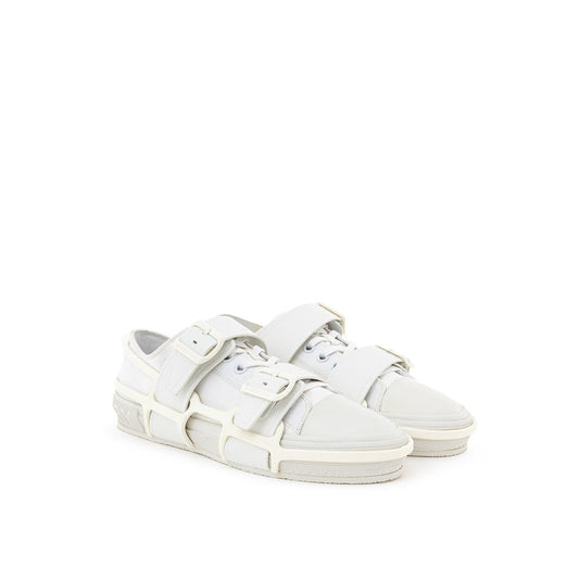 White Cotton Sneaker-Burberry-LabelTerrace.com