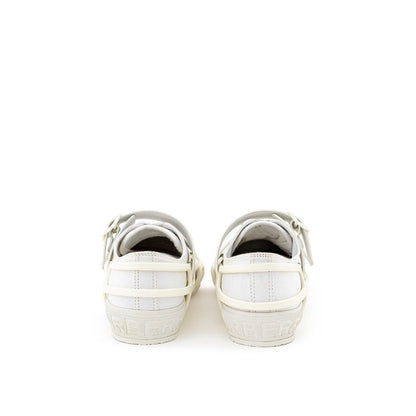 White Cotton Sneaker-Burberry-LabelTerrace.com