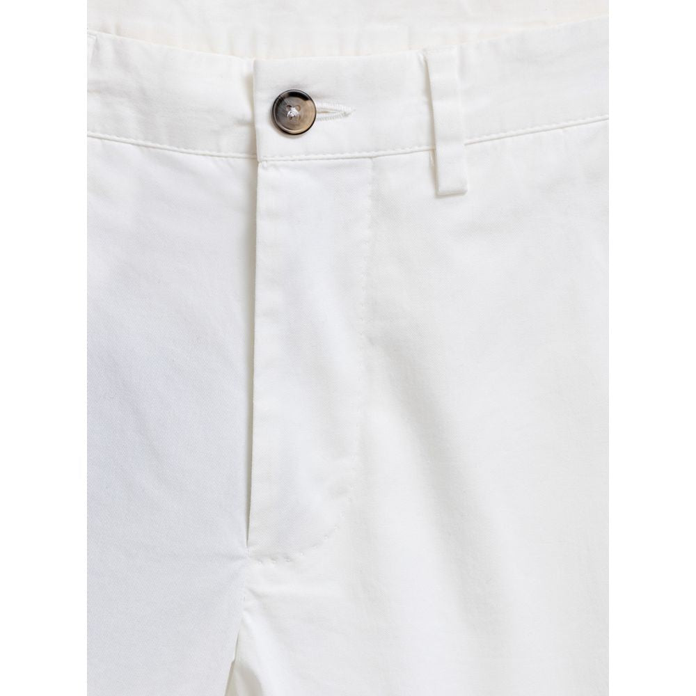 White Cotton Bermuda-Dolce & Gabbana-LabelTerrace.com