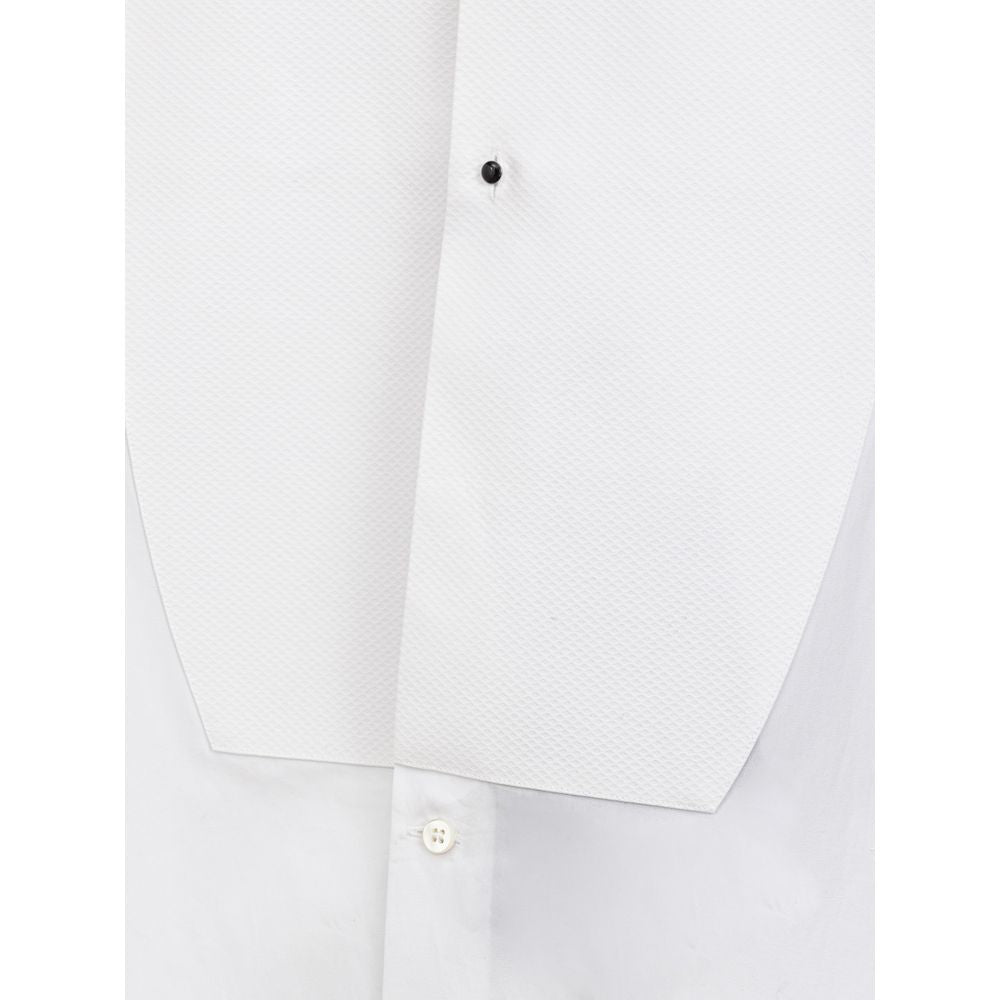 White Cotton Shirt-Dolce & Gabbana-LabelTerrace.com