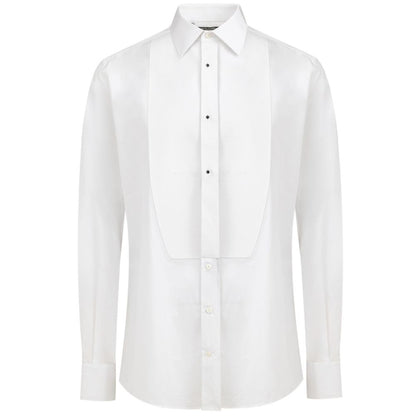 White Cotton Shirt-Dolce & Gabbana-LabelTerrace.com
