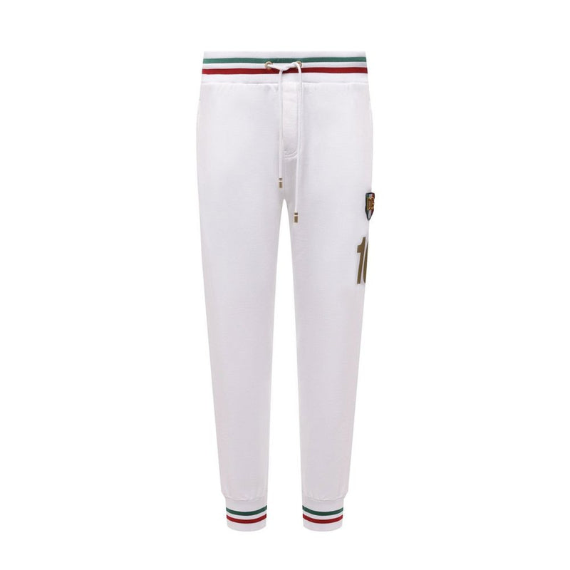 White Cotton Joggers (Workout Pants)