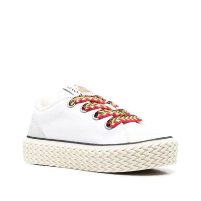 Cotton Lace-Up Sneakers-Lanvin-LabelTerrace.com
