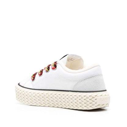 Cotton Lace-Up Sneakers-Lanvin-LabelTerrace.com