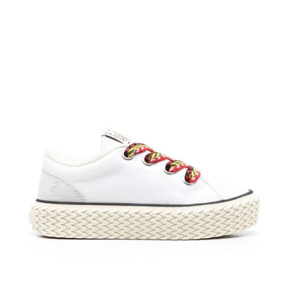 Cotton Lace-Up Sneakers-Lanvin-LabelTerrace.com