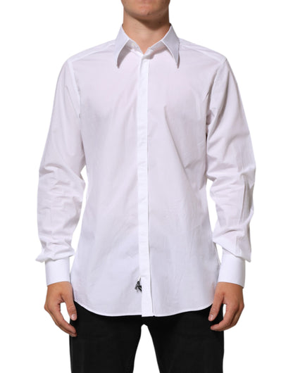 White Cotton MARTINI Men Formal Dress Shirt