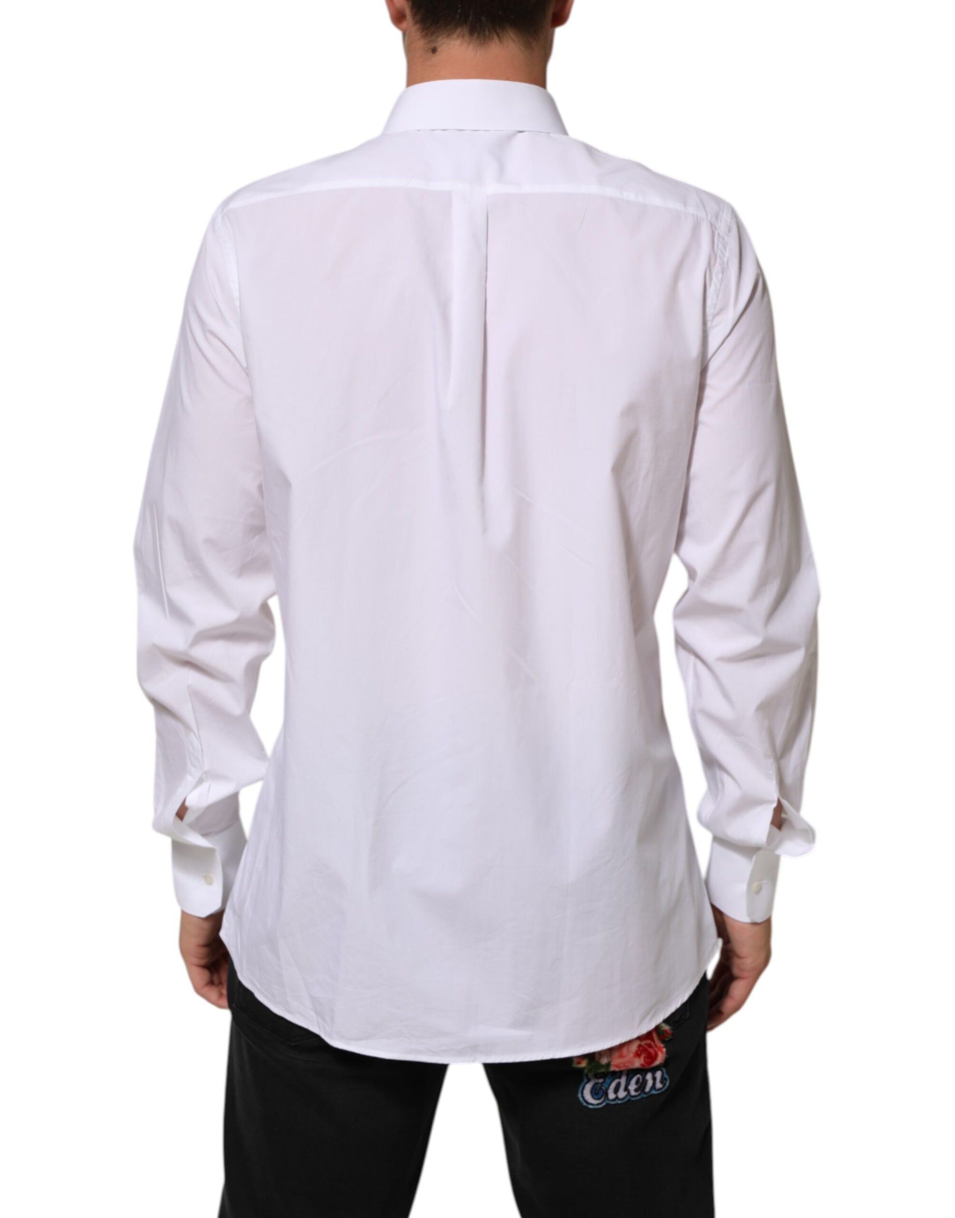 White Cotton MARTINI Men Formal Dress Shirt