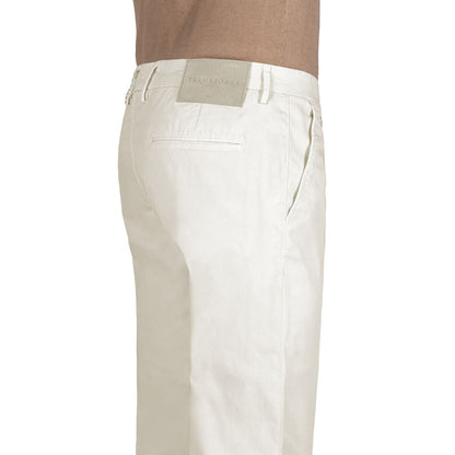 White Cotton Men Jeans-Tramarossa-LabelTerrace.com