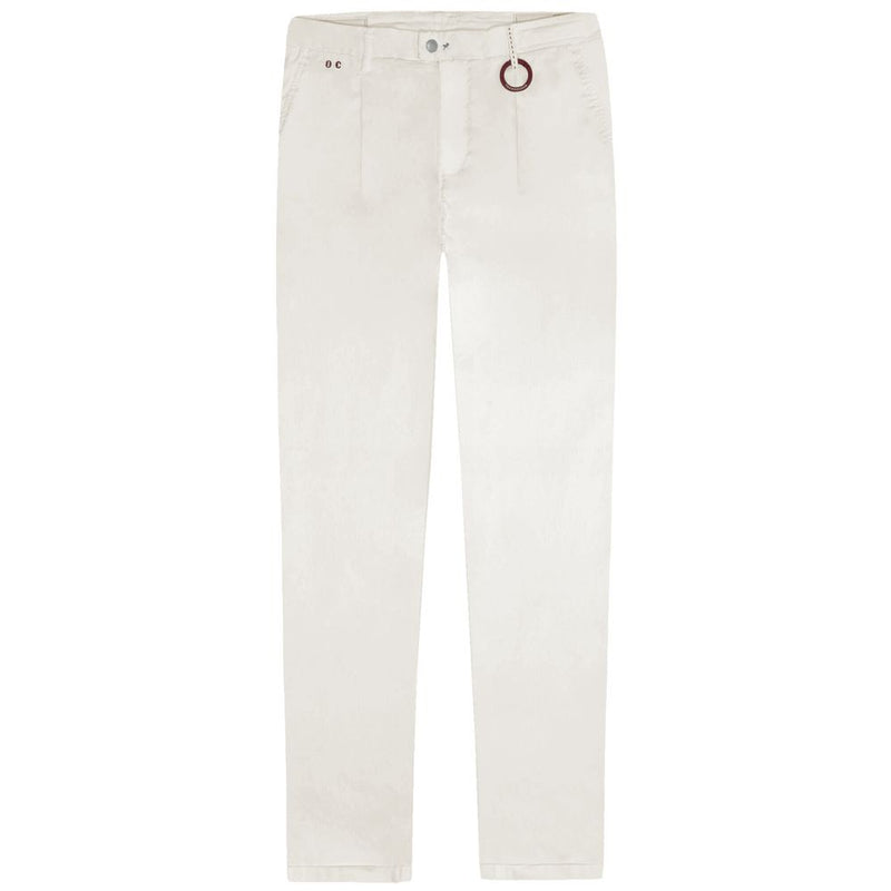 White Cotton Men Jeans-Tramarossa-LabelTerrace.com